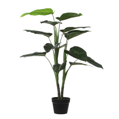 Boden-Kunstpflanze Philodendron im Topf