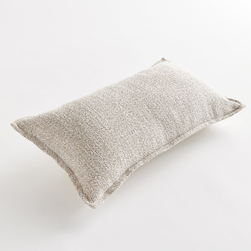 Bradley Polyester Lumbar Rectangular Indoor/Outdoor Pillow Cover & Insert