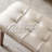 (Off White) Natural Oak Wood For Dining Bench Table Bench For Living Room With Leather Cushion