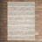 Chevron Flatweave Wool Cream/Black Area Rug-1814754441