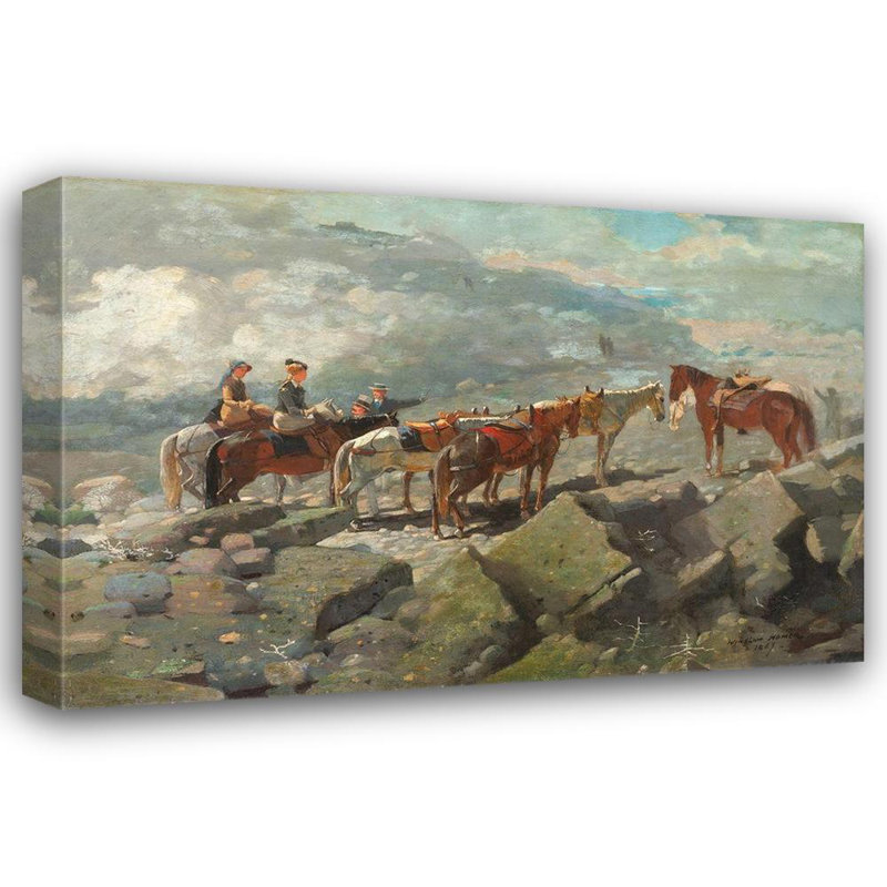 Alcott Hill® Homer, Winslow Gallery, art sur toile tendue: Mount Washington, H 13 po x l 18 po