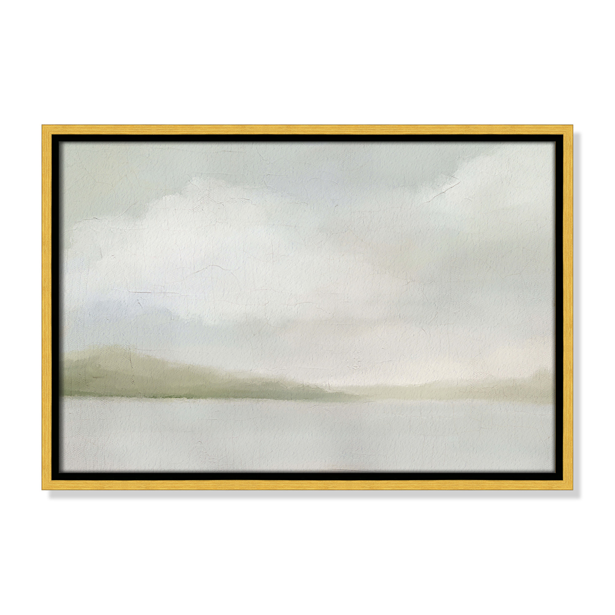 A Tranquil Morning, Gold, 13.5" H x 19.5" W