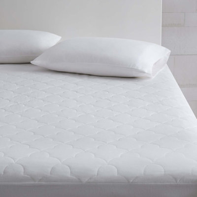 0.8 Inch Cotton Percale Quilted Mattress Pad For Enhanced Comfort And Breathability, Perfect For A Restful Sleep.