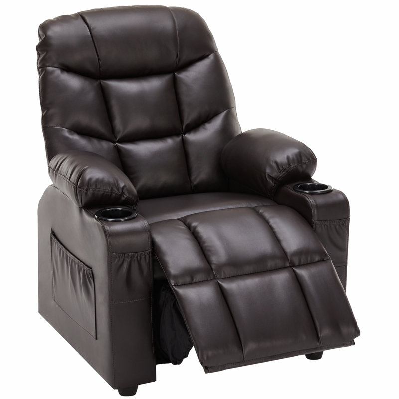 Fauteuil inclinable pour enfants Bartruff, Brun