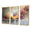 Ensemble de salon Melon dans des tons oranges et roses - Melon Wall Art-107183173-107183167