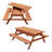 Cedar Picnic Table With Large Storage Compartment