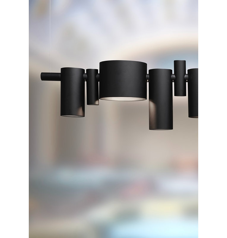 Dancing Queen 1 - Light LED Pendant, Matt Black