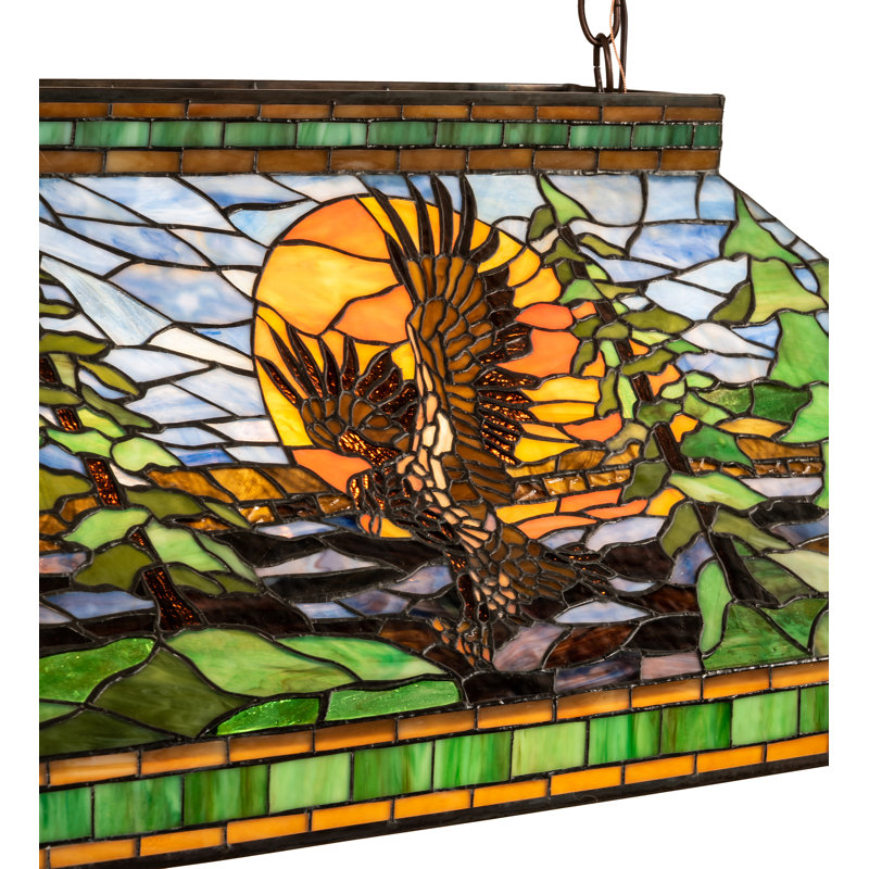 Luminaire suspendu linéaire pour table de billard 3 lumières Eagle