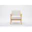 Chaise en tissu beige 25 po Bahamas-129455666