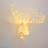 LED Deer Head Outdoor Christmas Wall Decoration  with Lights and Timer