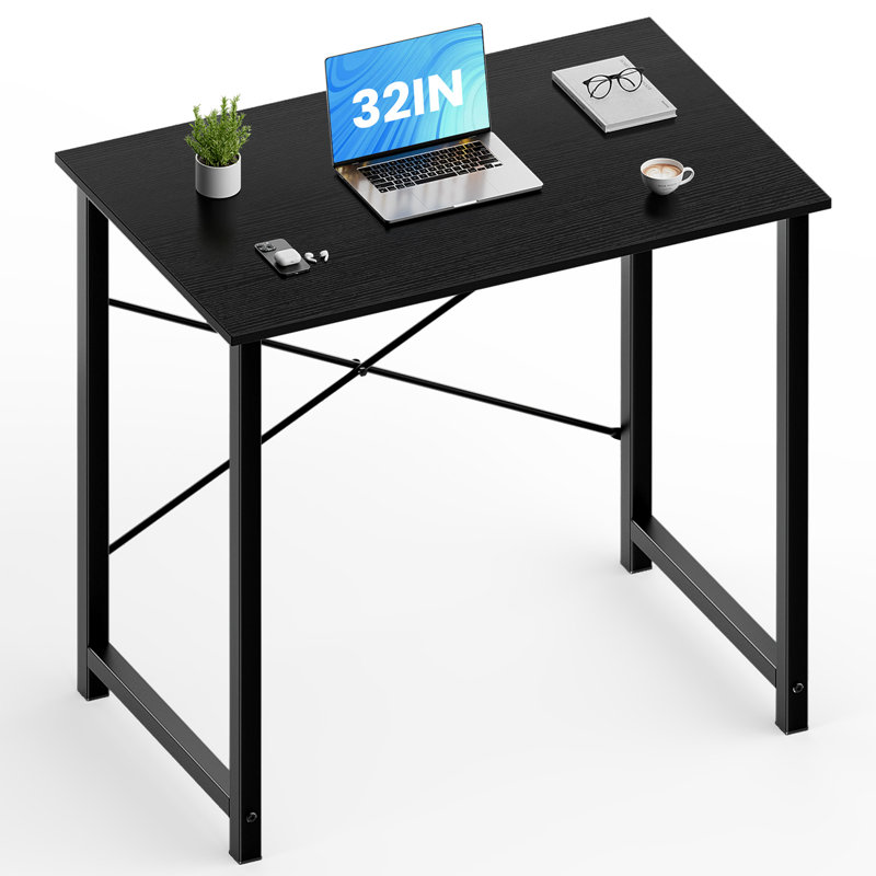Bureau d'écriture 31 pouces, H 29,69 po x l 31,5 po x P 19,69 po, Noir