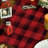Buffalo Plaid Merry Christmas Tree Table Runner, Seasonal Truck Gifts Kitchen Dining Table Decoration For Outdoor Home Party-1697108294-1697108292