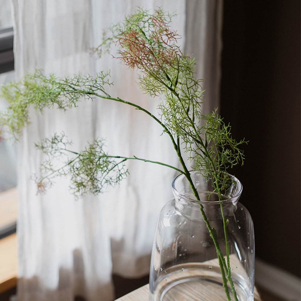 22'' Faux Grass Branch, Autumn Green