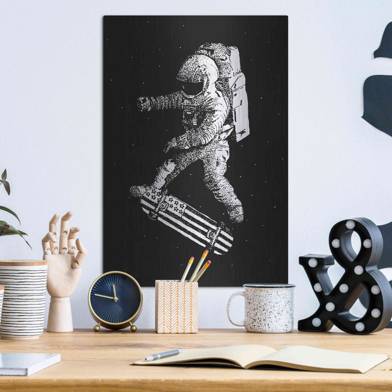 «Kickflip In Space» par Robert Farkas, H 16 po x l 12 po