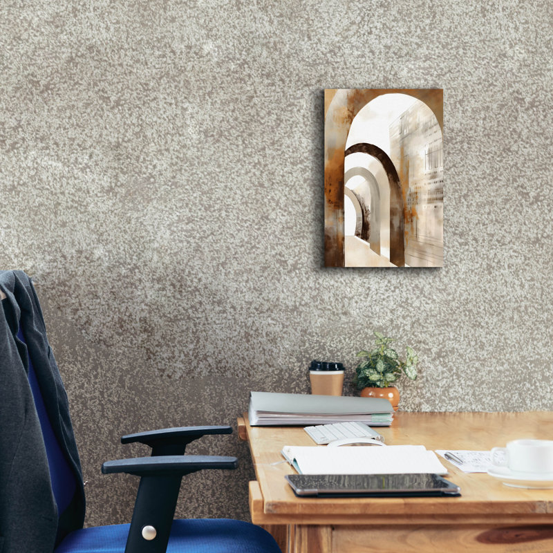«Mid Century 2» par Petals Prints Design, H 18 po x l 12 po x P 0,75 po