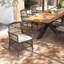 Chaise de terrasse avec coussin Arzoi