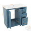 Ensemble de meuble-lavabo indépendant 36 po avec 3 tiroirs de rangement-696263625-696263638