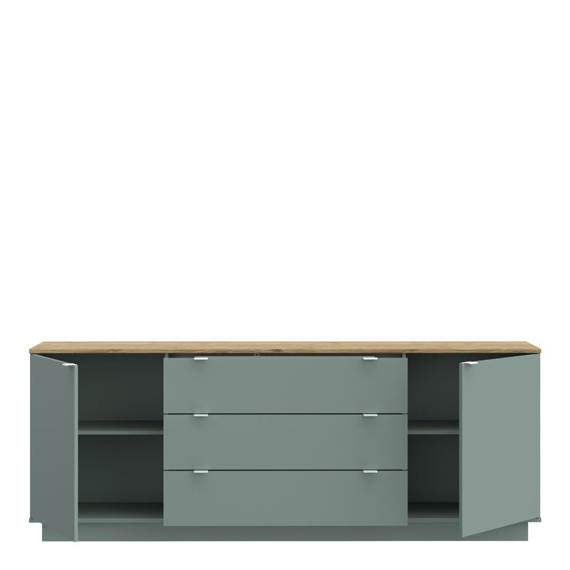 224.5cm Sideboard, Mauvella Oak/Sage