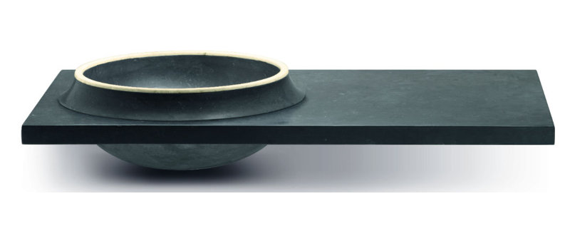 31.5'' L Bathroom Sink, Black