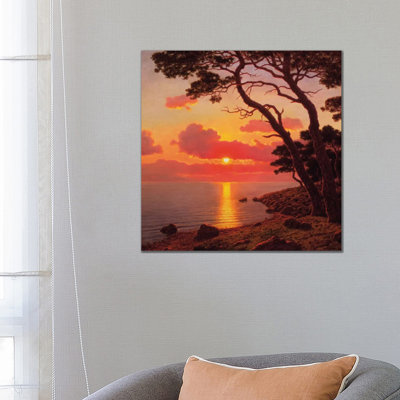 Calme De Soir, Cote D'Azur by Ivan Fedorovich Choultse - Wrapped Canvas Gallery-Wrapped Canvas Giclée