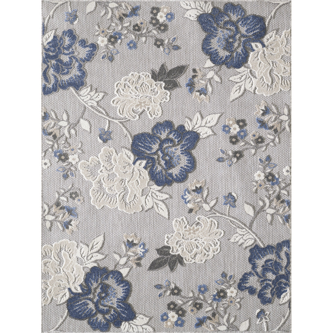 Floral Indoor / Outdoor Rug Wade Logan® Rug 