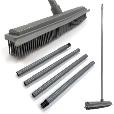 Adjustable Push Brooms with Replaceable Head