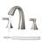 Widespread 2-handle Bathroom Faucet with Drain Assembly-100694936