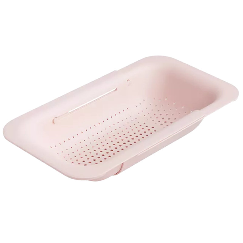 Dreamroo Plastic Over The Sink Strainer, Pink