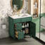 Meuble-lavabo autoportant de 30 pouces avec lavabo, porte à fermeture douce et 2 tiroirs pour un rangement spacieux et une conception moderne-2013646798