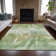 Machine Washable Indoor/Outdoor Xhevrie Green Rug