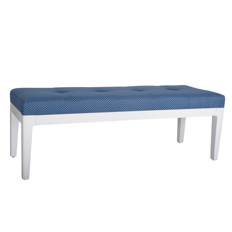 Banc en bois Pari, Bleu