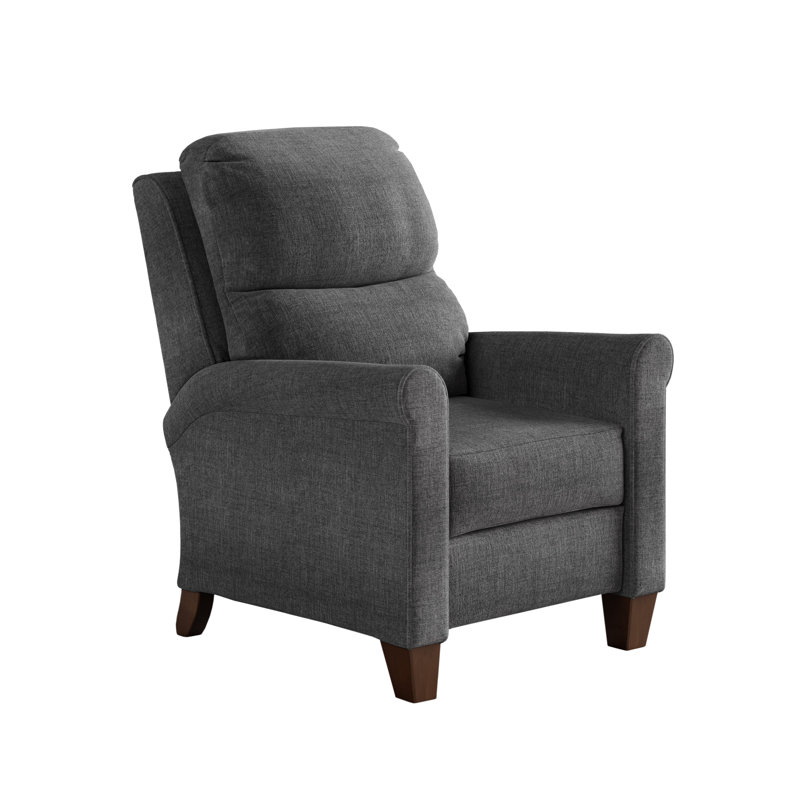 Pep Talk 2-Way Hi-Leg Recliner, Dark Gray 100% Polyester
