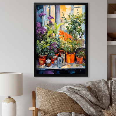 «Fauvist Herbs Pottery Flavors 4», art floral floral