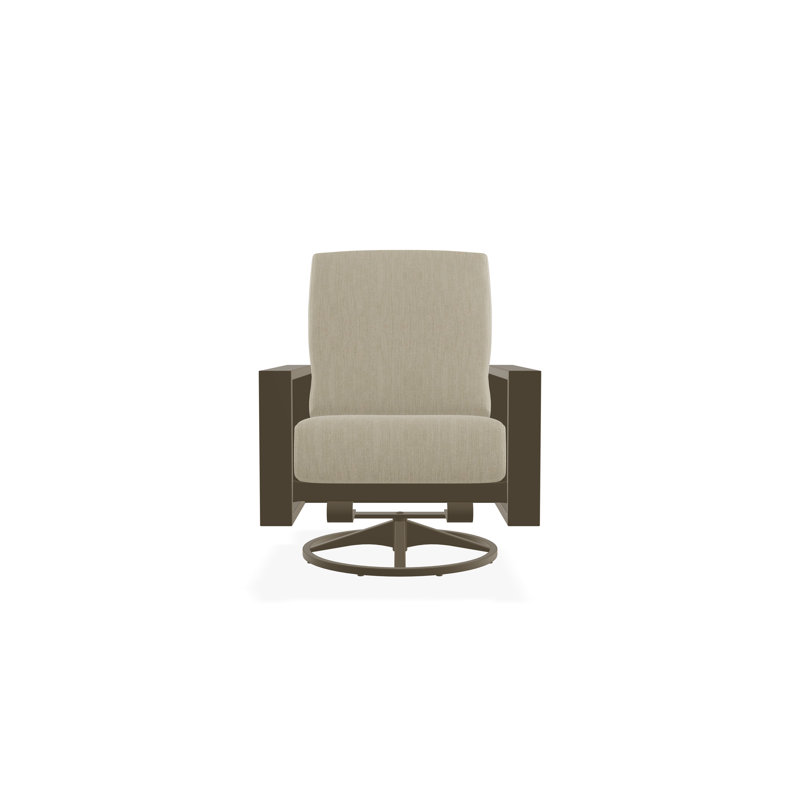 Larssen Deep Seating Cushion Swivel Rocker, Beachwood, Huskie