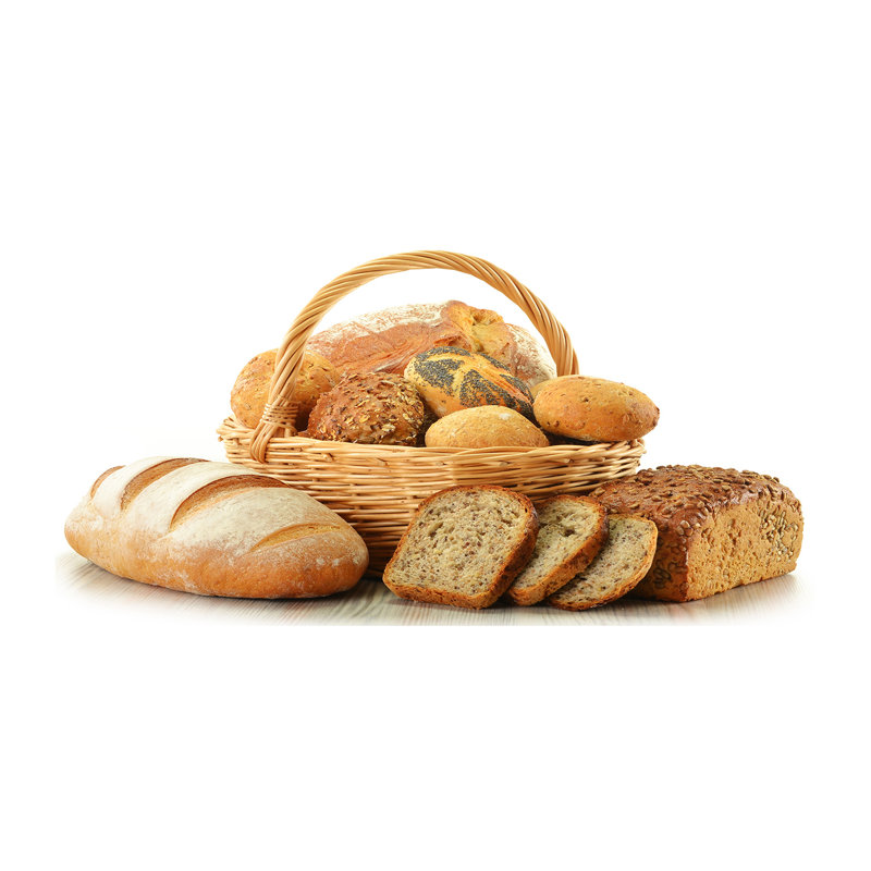 Bread In A Basket - Wrapped Canvas Print