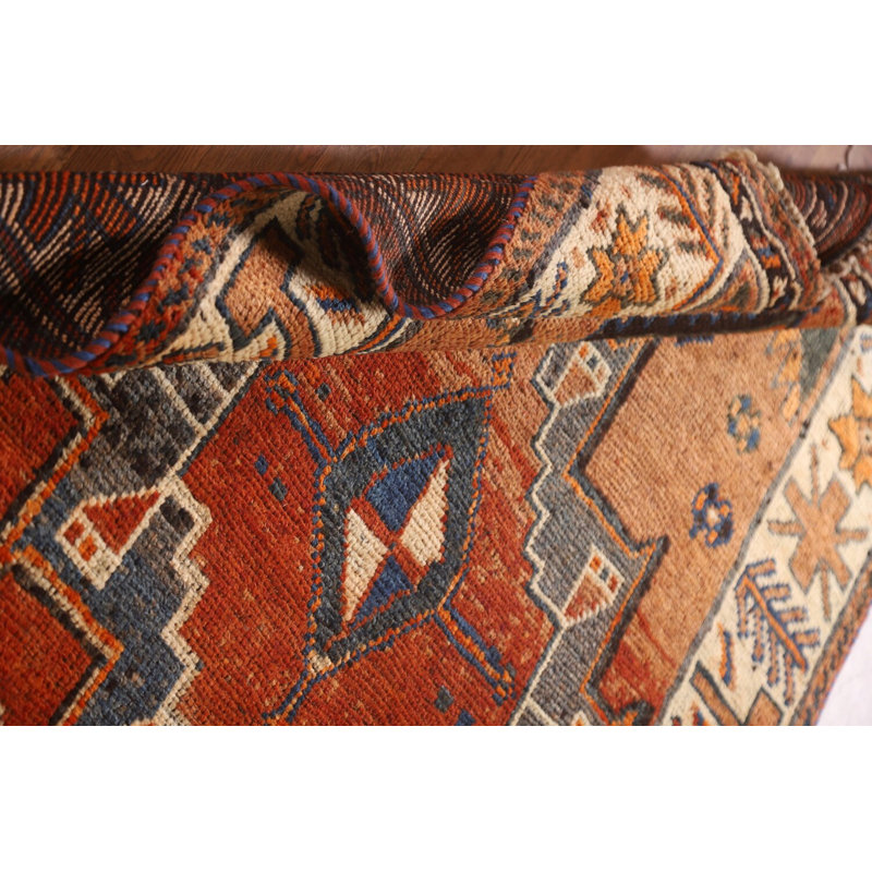 Vegetable Dye Traditional Runner Rug 4x12