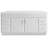 Concord 61 Inch Bathroom Vanity with Cultured Marble Top, Assembled, White