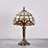 Lampe de table en bronze antique de 14,6 po Steelman avec 1 ampoule DEL-2141009442