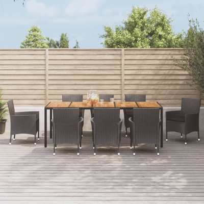  Ensemble de 8 chaises de patio