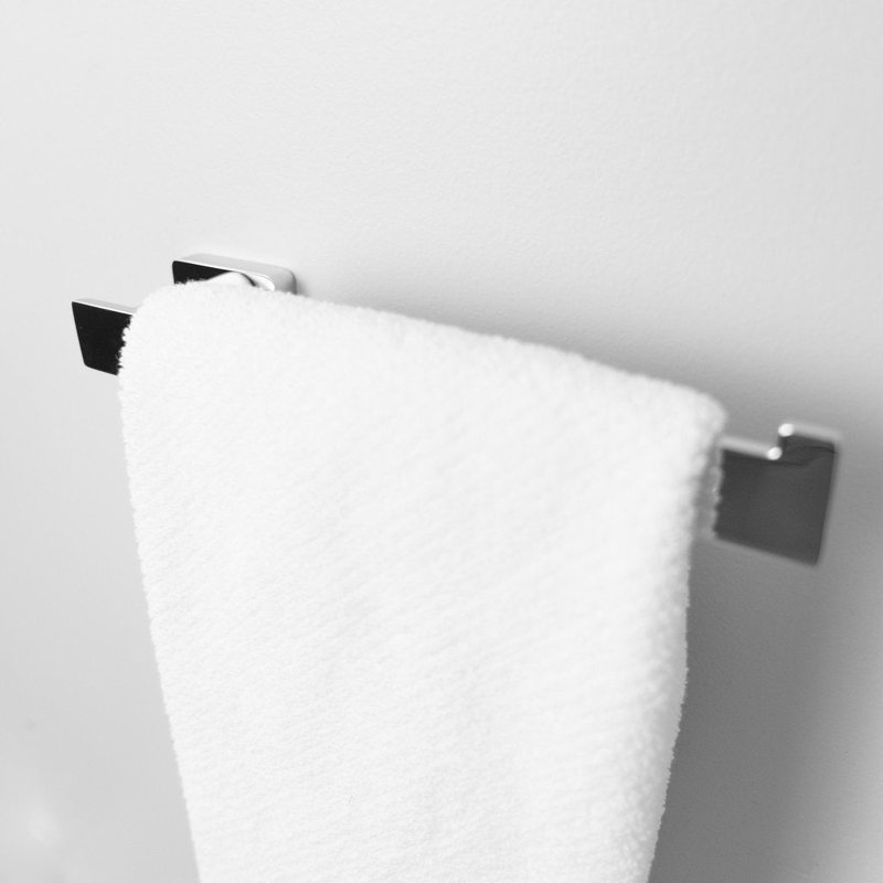 Noah Towel Ring - Wall Mount - 9" Brass/Polished Chrome
