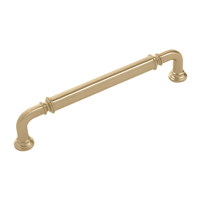 Berkshire Collection Handle Pull - Cabinet Pull - Farmhouse Hardware for Drawers & Cabinets, 6 5/16", Champagne Bronze