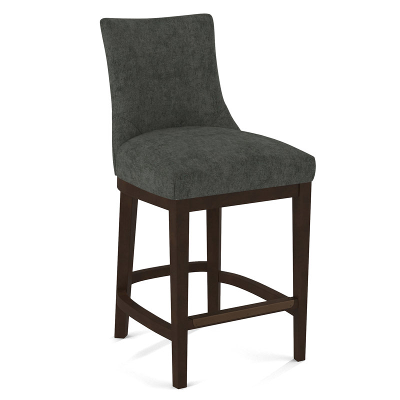 Upholstered Stool, Nutmeg, Applause Archway Grey