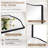 Dual Arch Scalloped Rectangular Bathroom Wall Mirror | Stainless Steel Frame-214319092-218507876