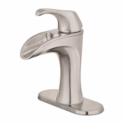 Brea Single Hole Bathroom Faucet with Drain Assembly