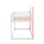 Lit superposé au-dessus d'un château avec échelle