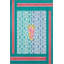 Tapis tissé à motif floral moderne-2094453665
