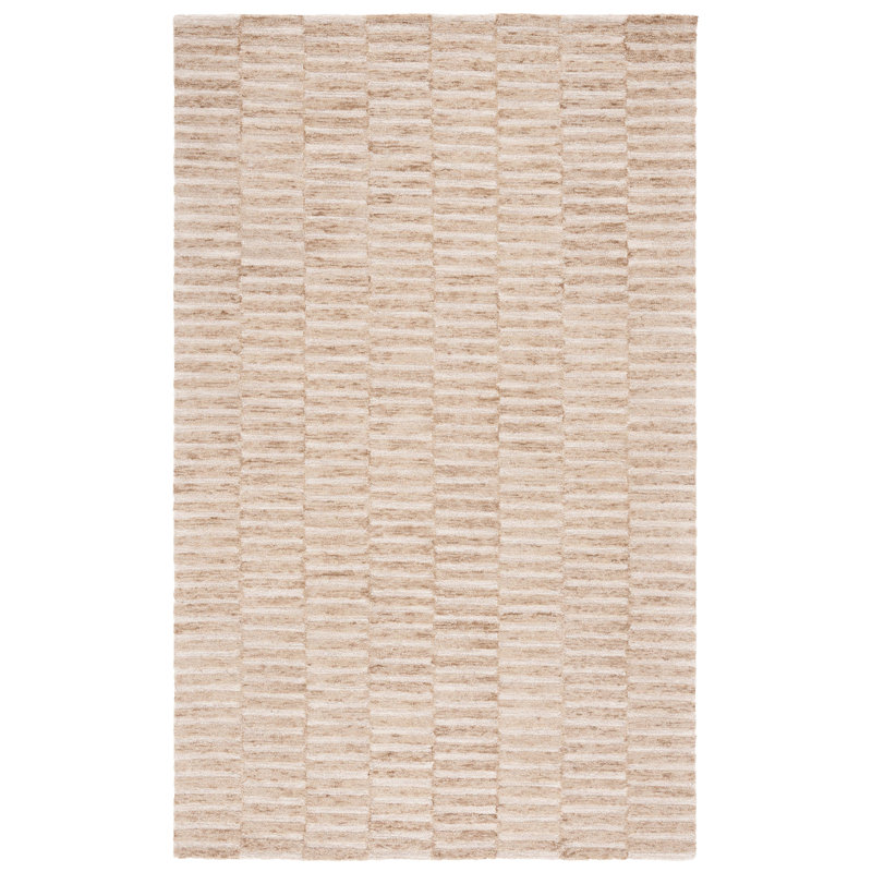 Tapis en coton touffeté à la main Manzella, Rectangle 4 pi x 6 pi