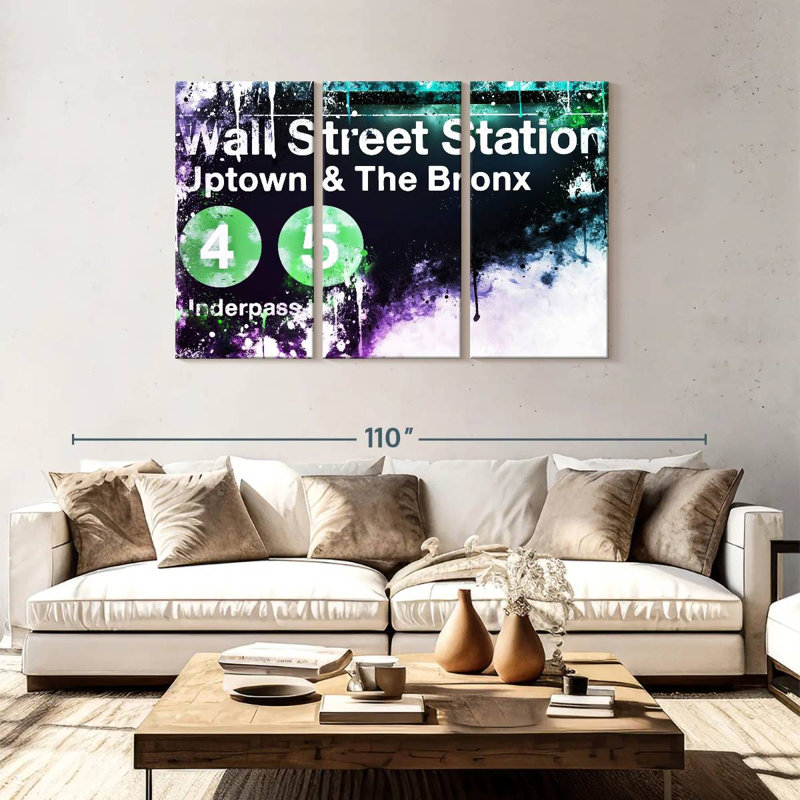 Mehar Wall Street Station, H 48 po x l 74 po
