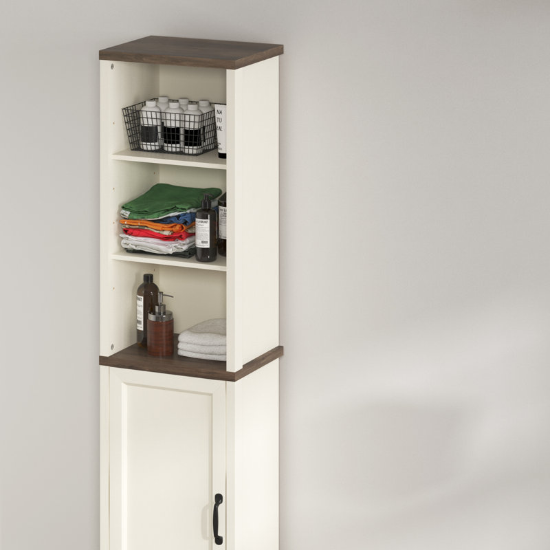 Armoire de rangement autoportante Allysyn Farmhouse