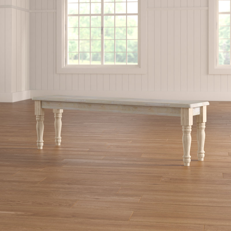 Mary-Jo Solid Wood Bench, 18" H x 60" W x 14" D
